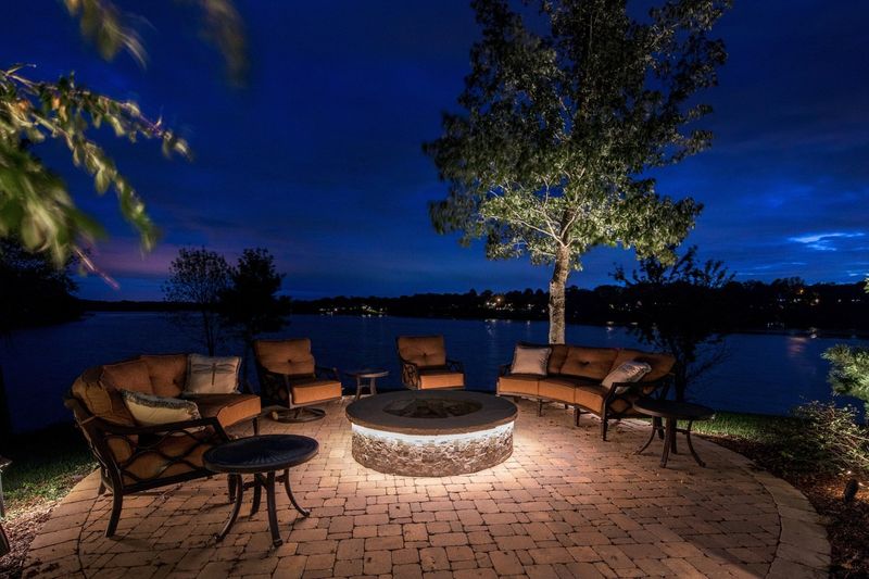 Fire Features With Lighting