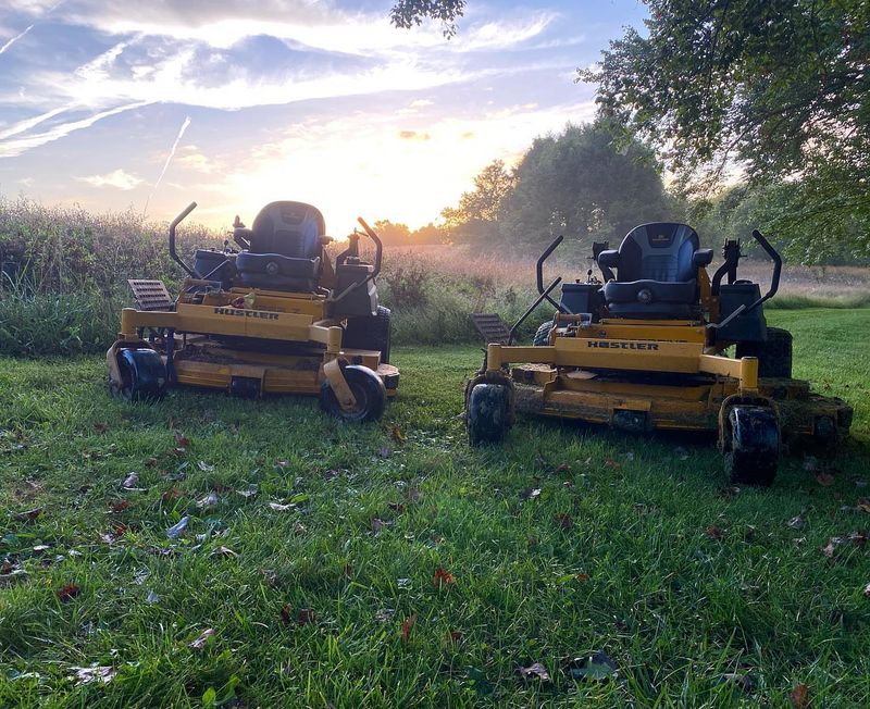 Early Morning Lawn Equipment
