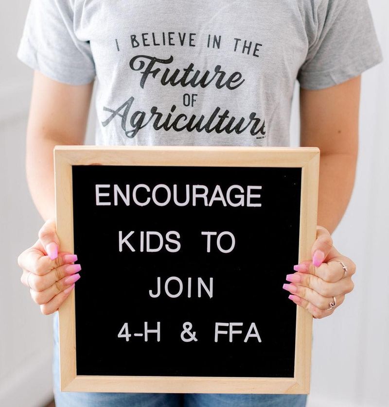 Apply Through Local 4-H Or FFA Agricultural Programs