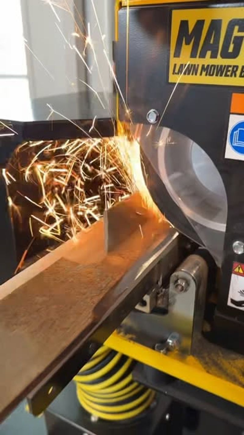 Sharpen Blades Twice A Season
