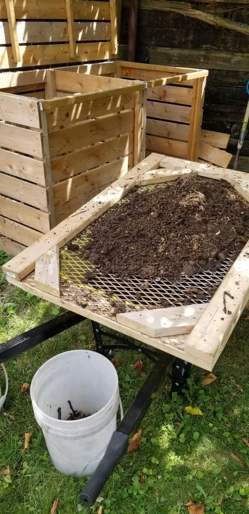 Compost Sifter Station