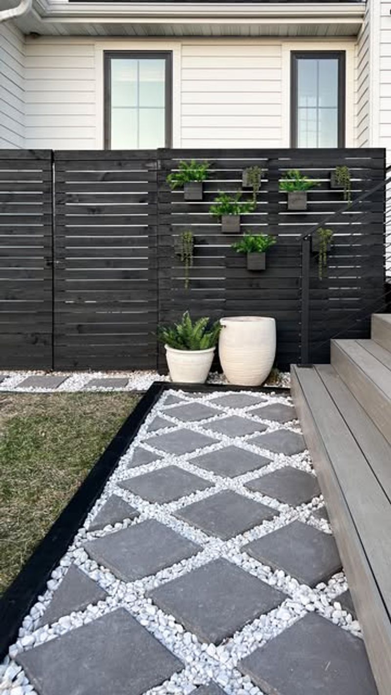 Painted Fence Accent