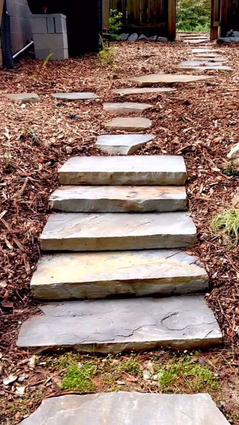 Install A Flagstone Stepping Path