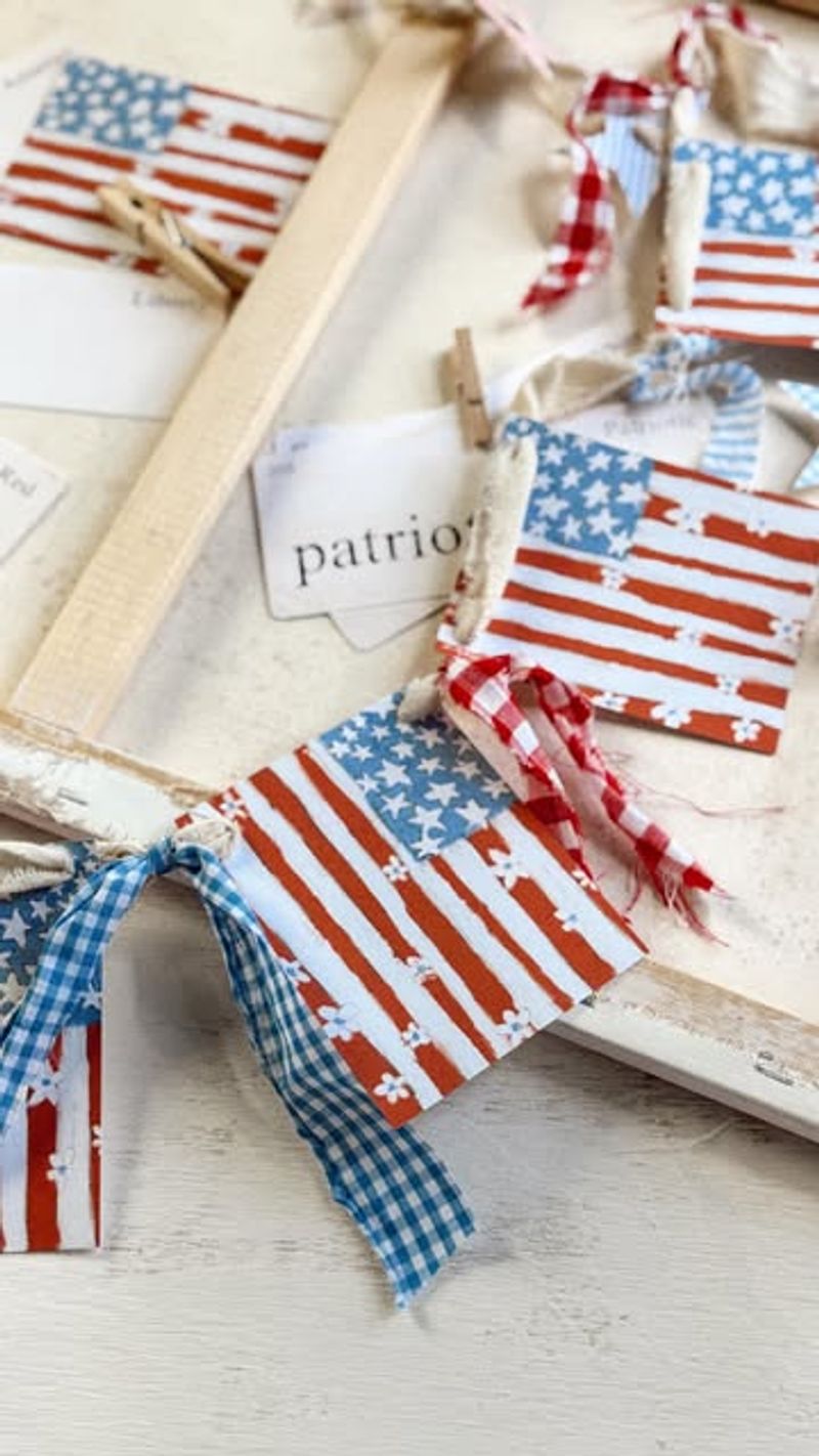 Burlap Bunting