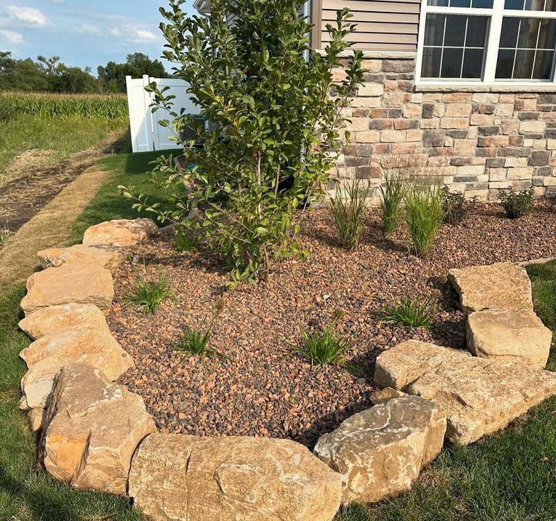 Create A Natural Stone Border