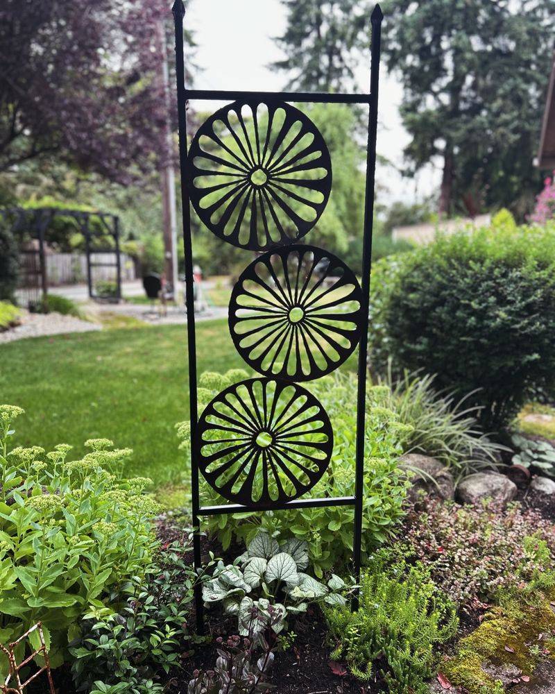 Integrate Recycled Garden Art