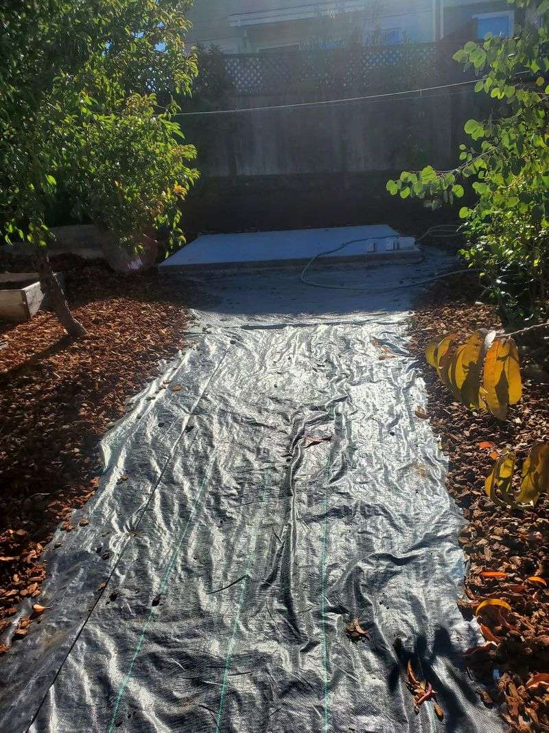 Landscape Fabric Time-Saver