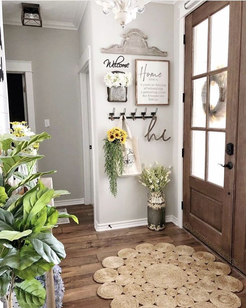 Cluttered Entryway