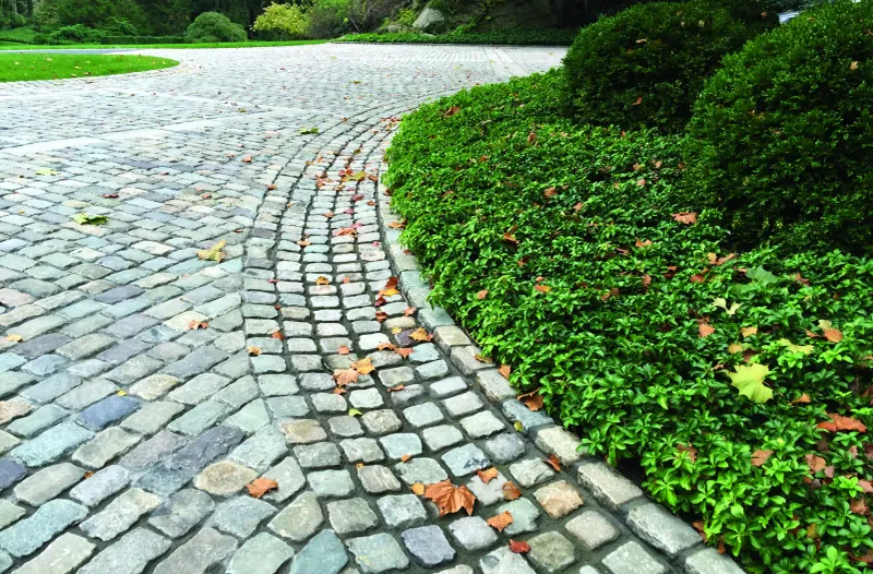 Granite Cobblestone Patio