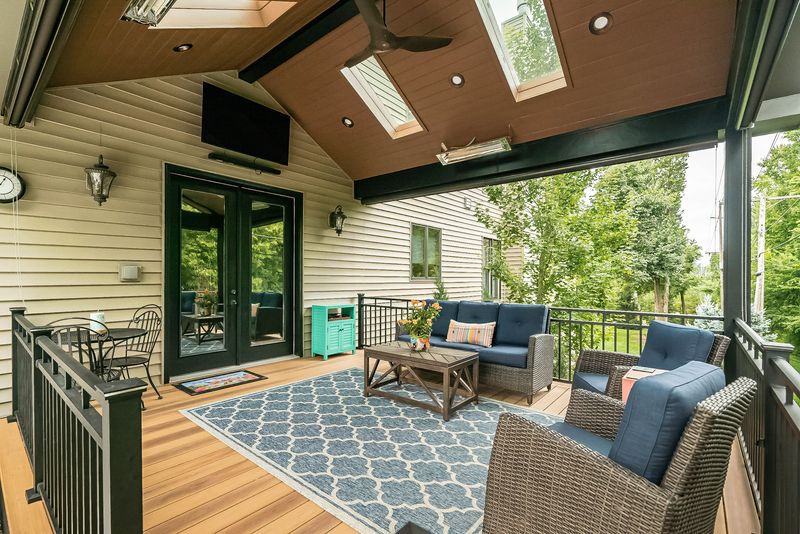 Mismatched Outdoor Furniture