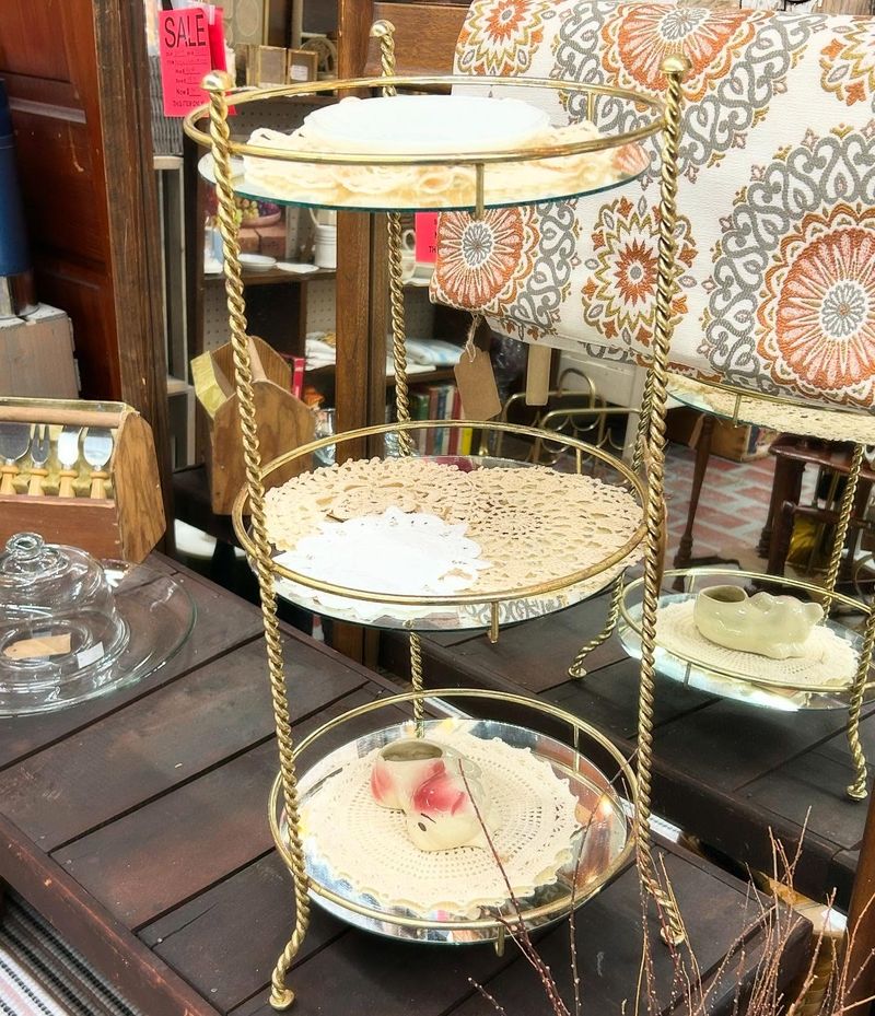 Tiered Cake Stand Succulents