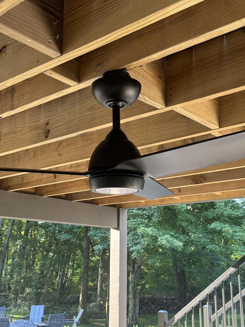 Install Ceiling Fans Overhead