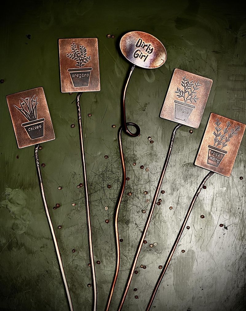 Copper Plant Markers