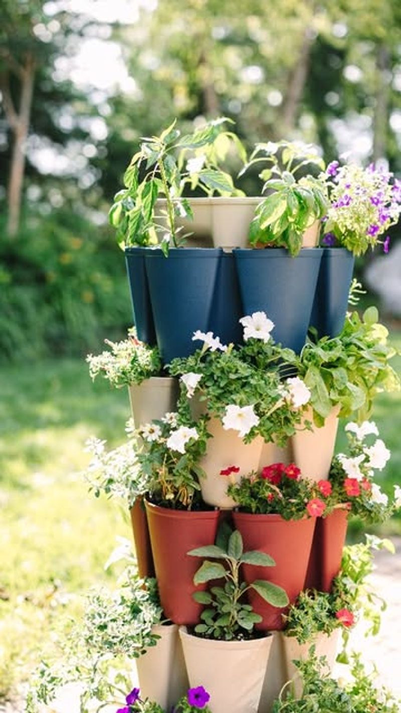 Tiered Container Gardens