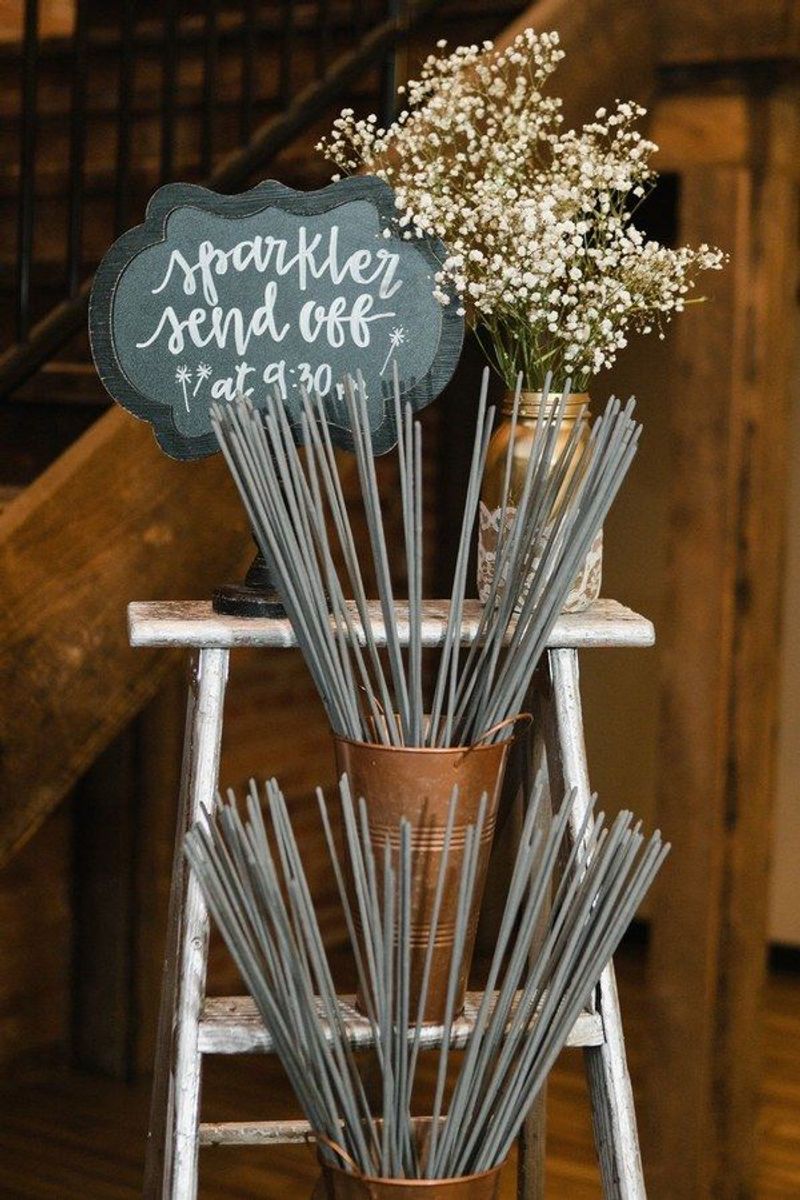 DIY Sparkler Station Ensures Safe Fun