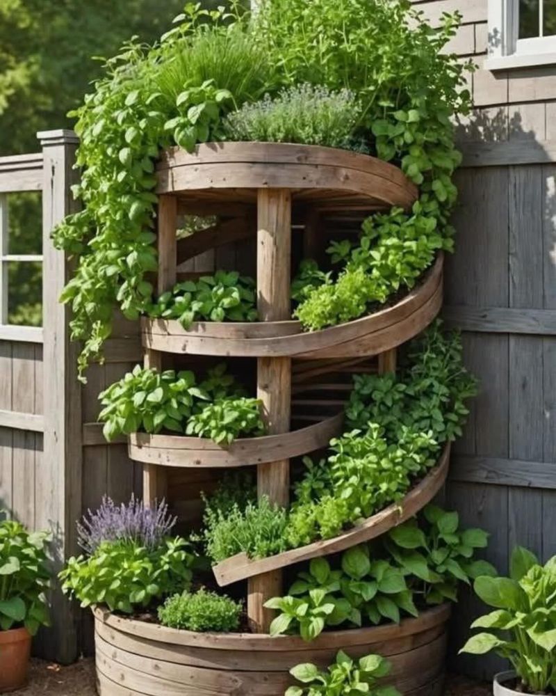Vertical Herb Spiral