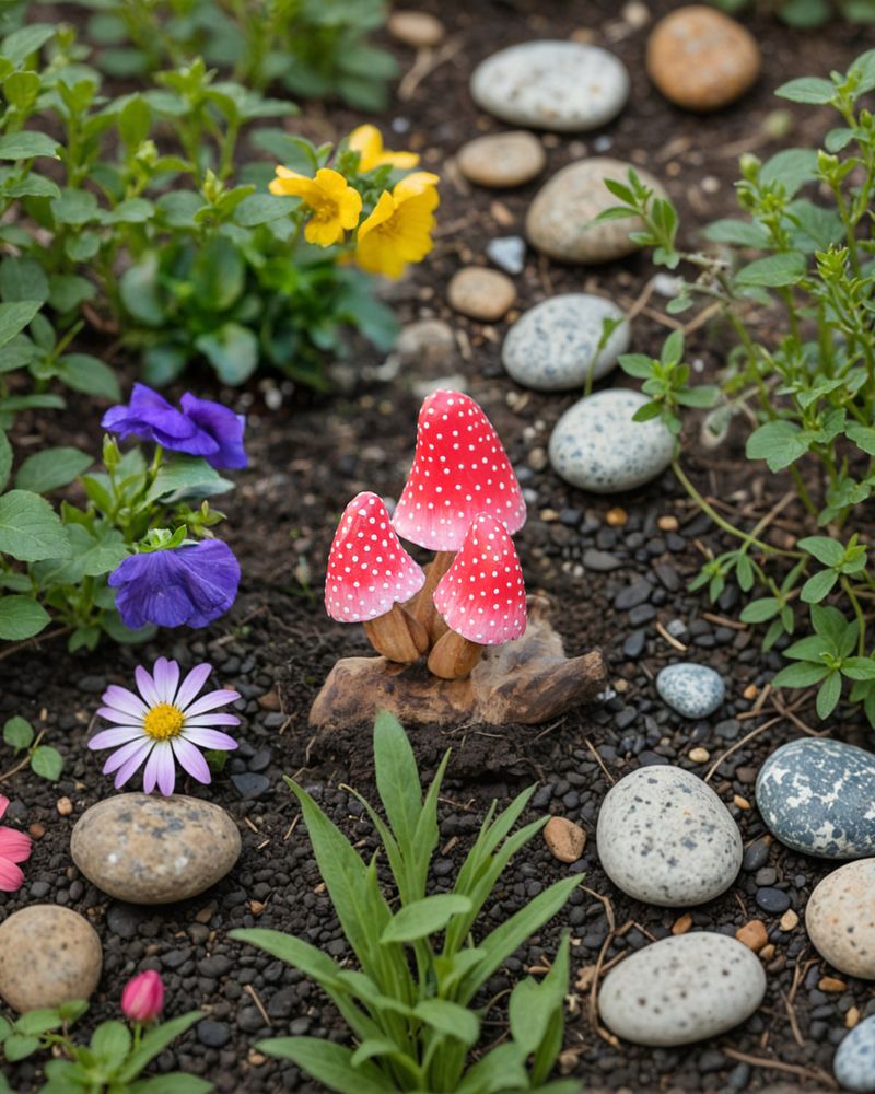 Painted Garden Stones