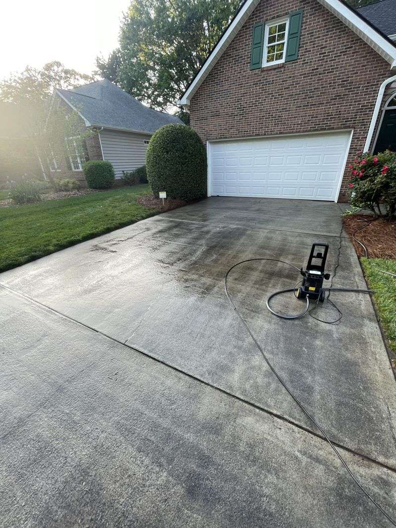 Hosing Down Driveways