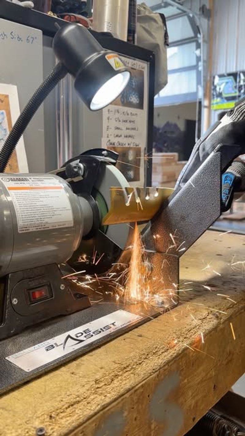 Bench Grinder Method