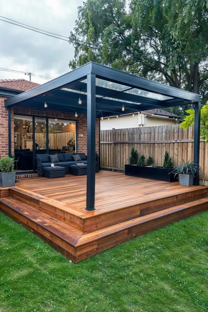 Native Timber Pergola Addition