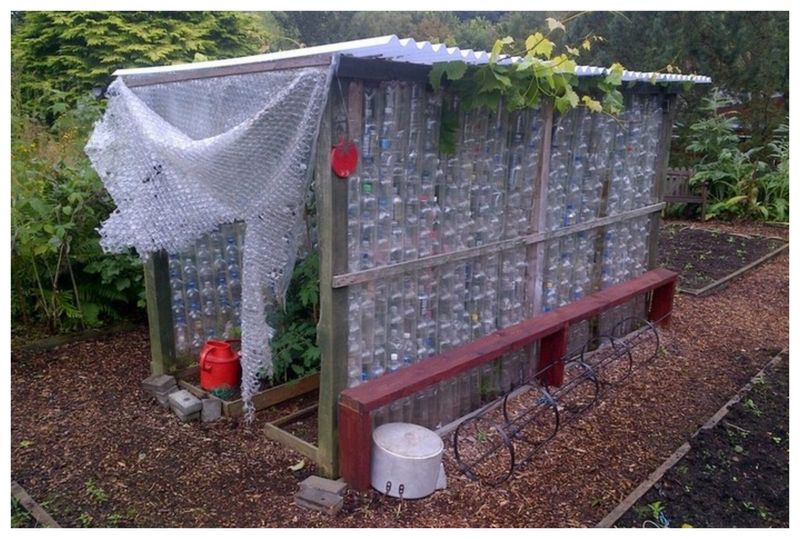 Bottle Greenhouse Insulation Panels
