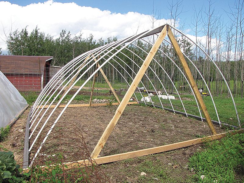 PVC Pipe Hoop House