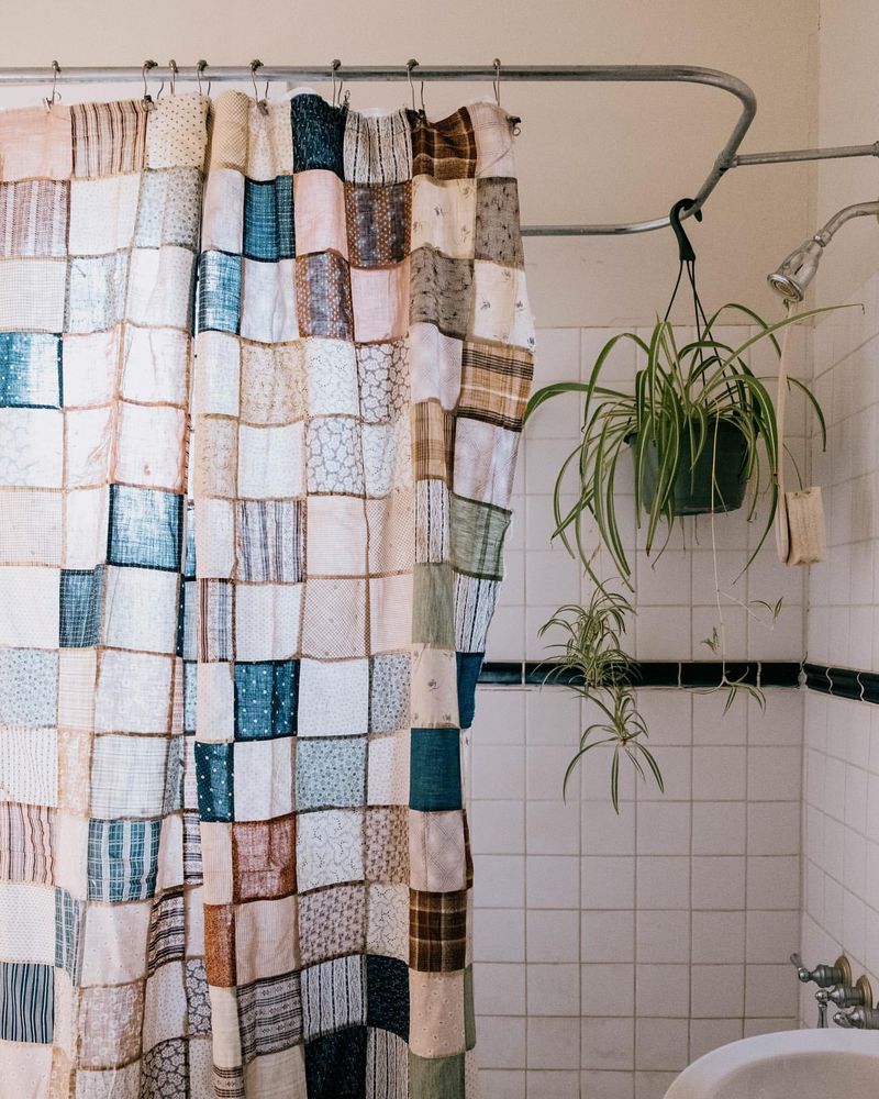 Old Shower Curtains