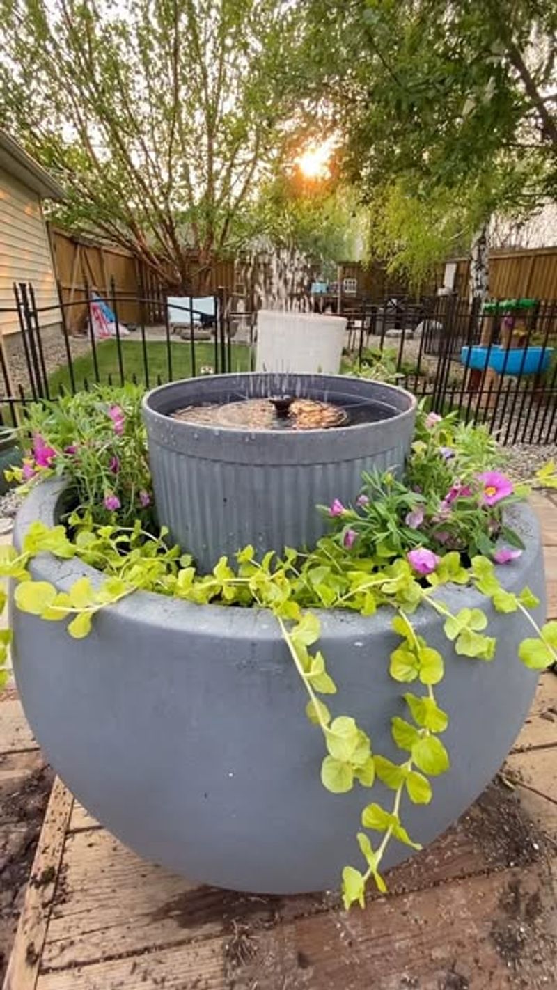 Water Features with Constant Pumps