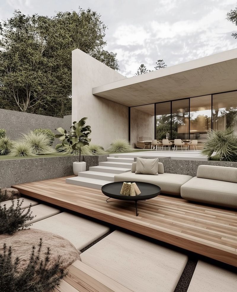 Modern Minimalist Outdoor Living