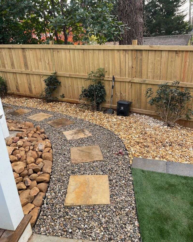 Drought-Resistant Xeriscape Border