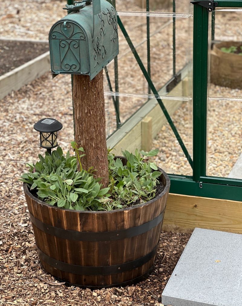 Repurpose Old Mailboxes For Garden Tool Storage