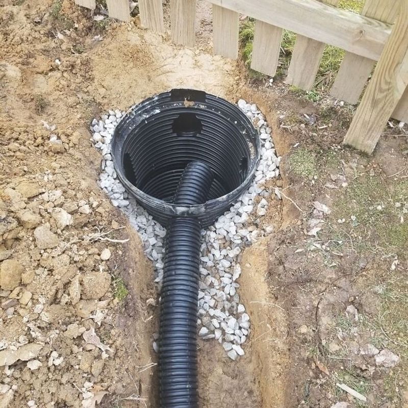 Install Underground Drainage Pipes