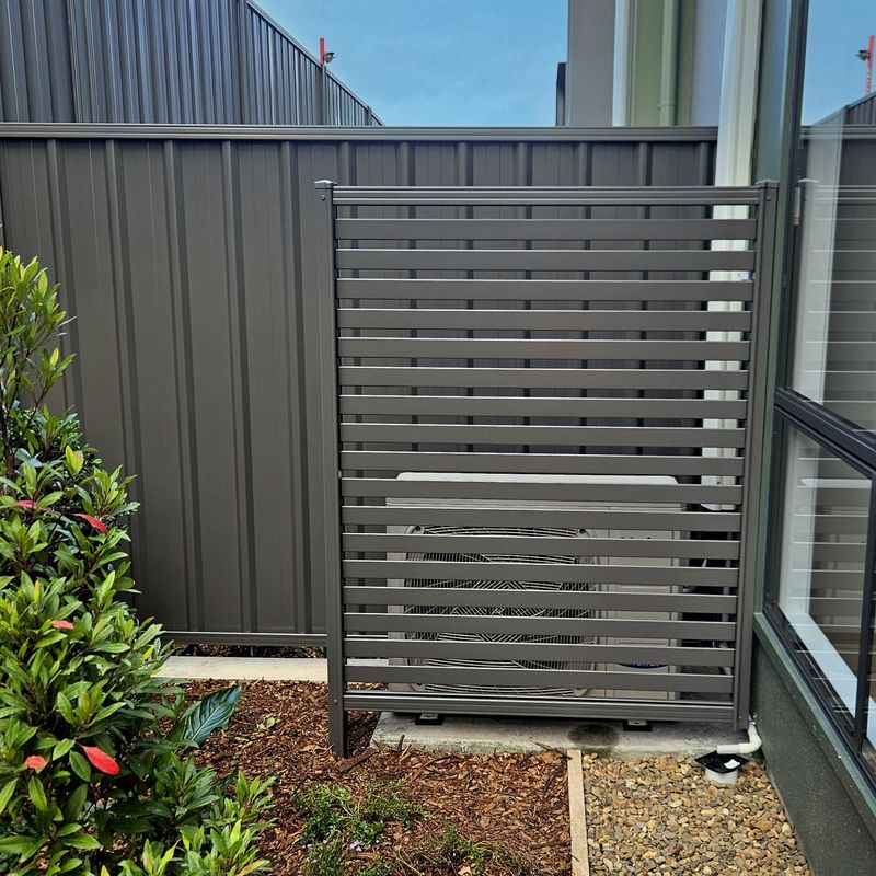 Install A Decorative Metal Privacy Screen