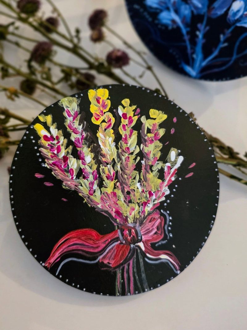 Indian Paintbrush Plate Accents