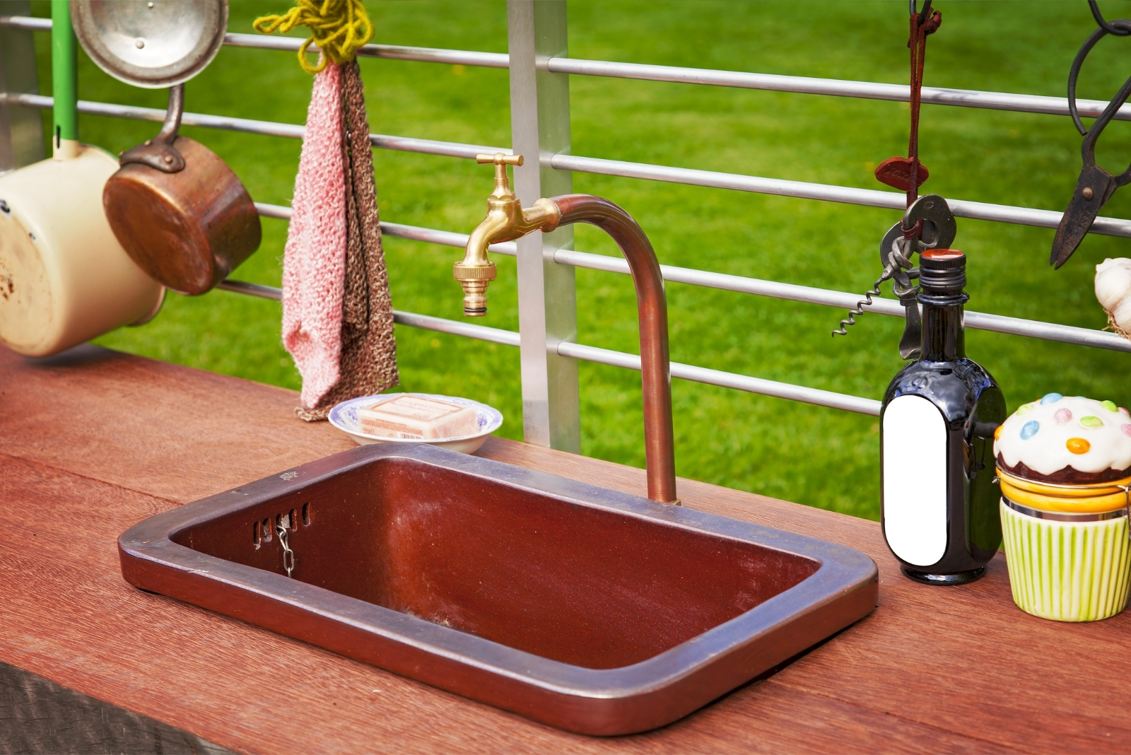 Build A Simple Outdoor Sink For Garden Work In Georgia