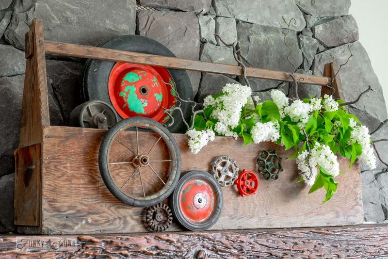 Vintage Toolbox Herb Display