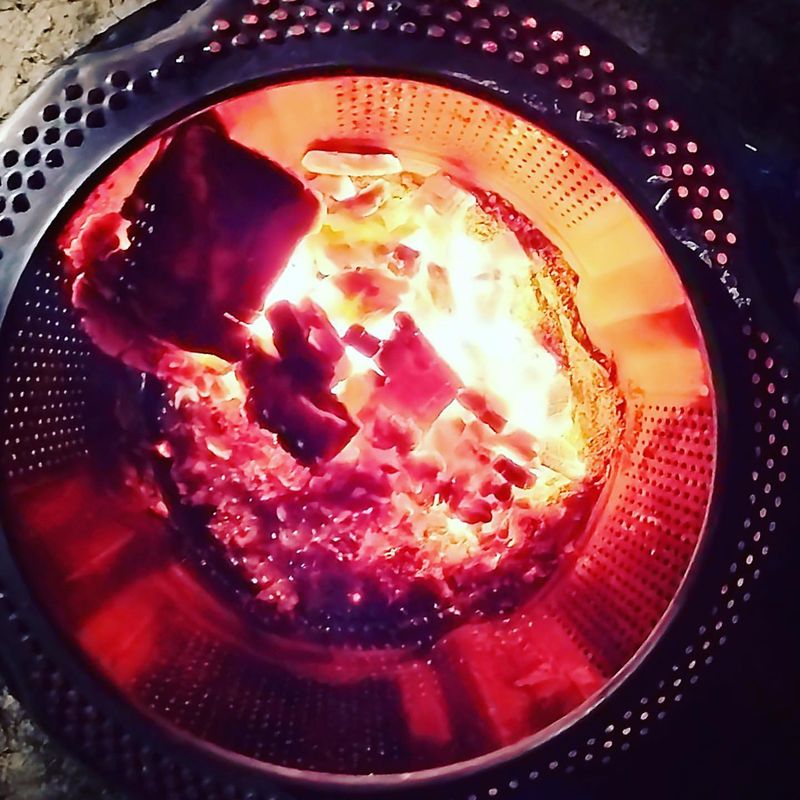 Upcycled Washing Machine Drum Fire Pit