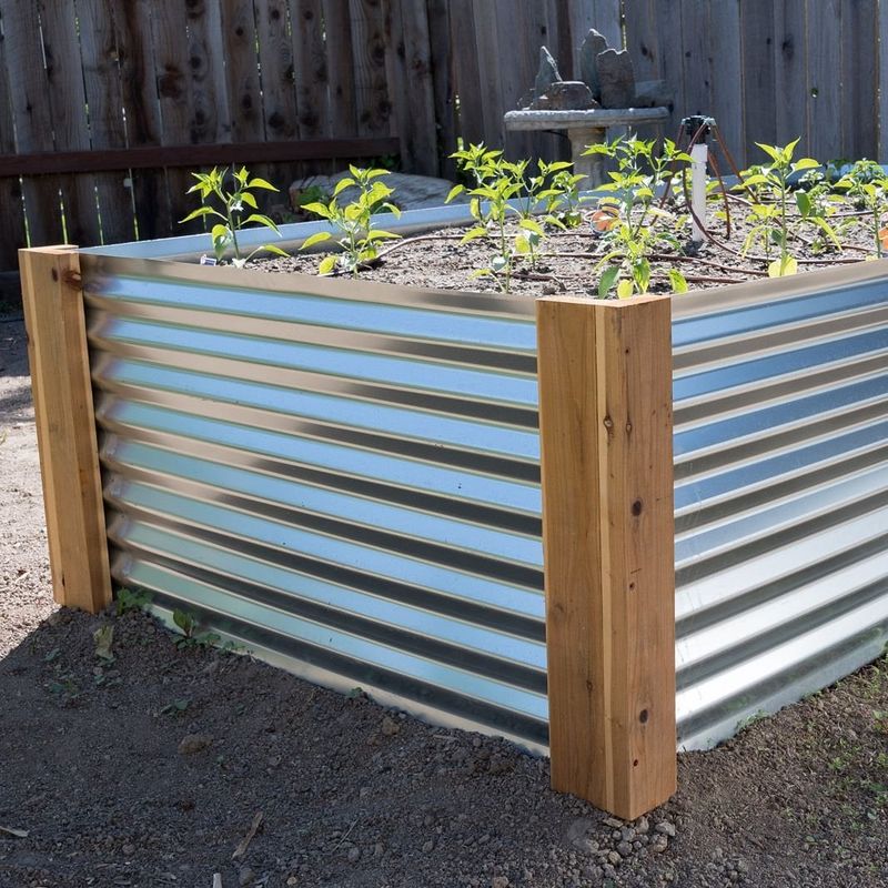Galvanized Metal Raised Bed