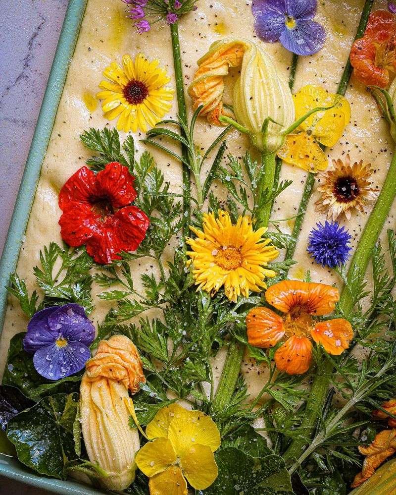 Edible Flower Displays