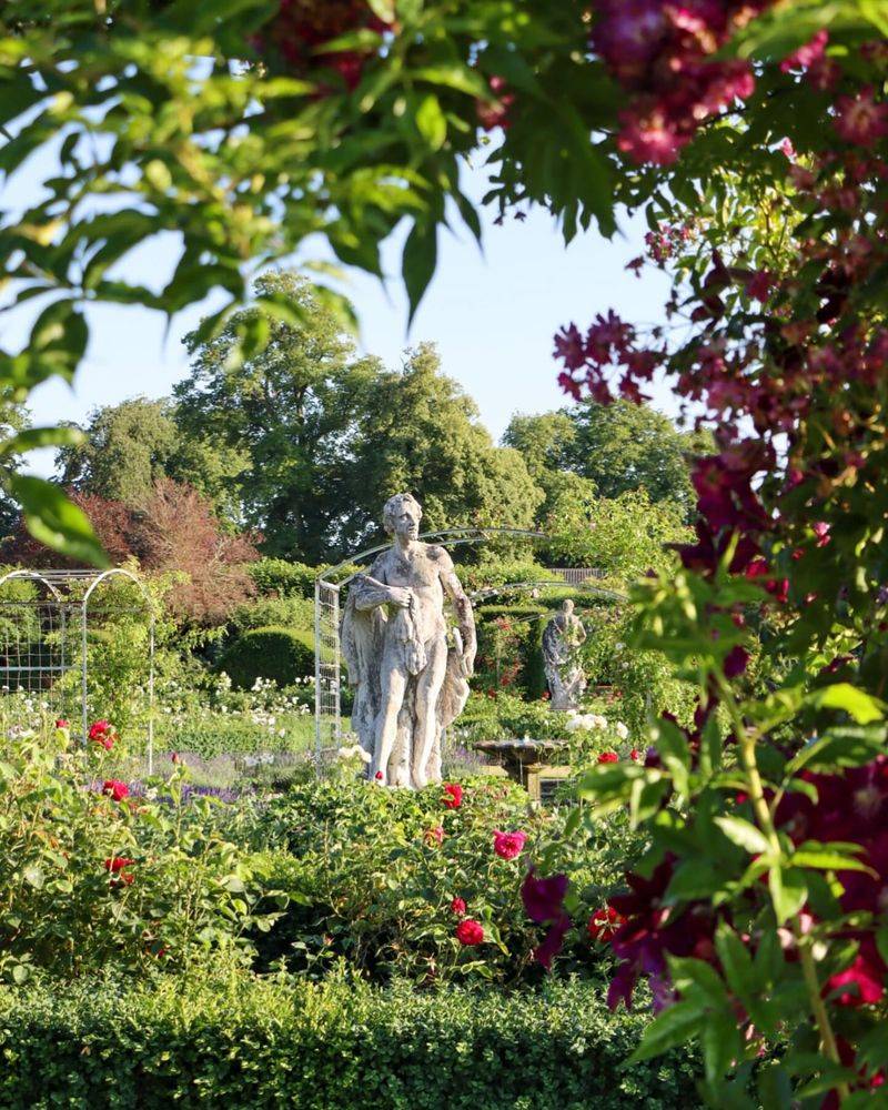 Rose Garden Bronze Figures
