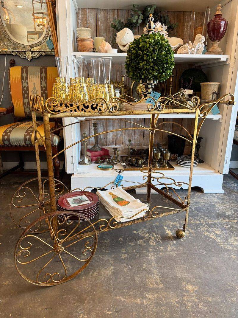 Vintage Beverage Cart