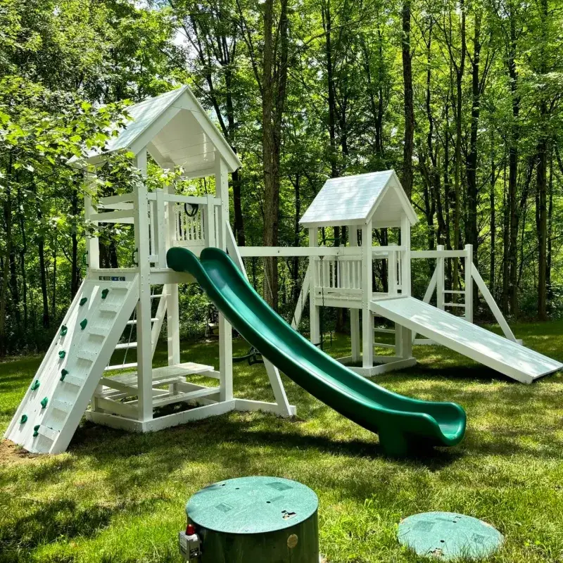Playground Equipment Sliding Out