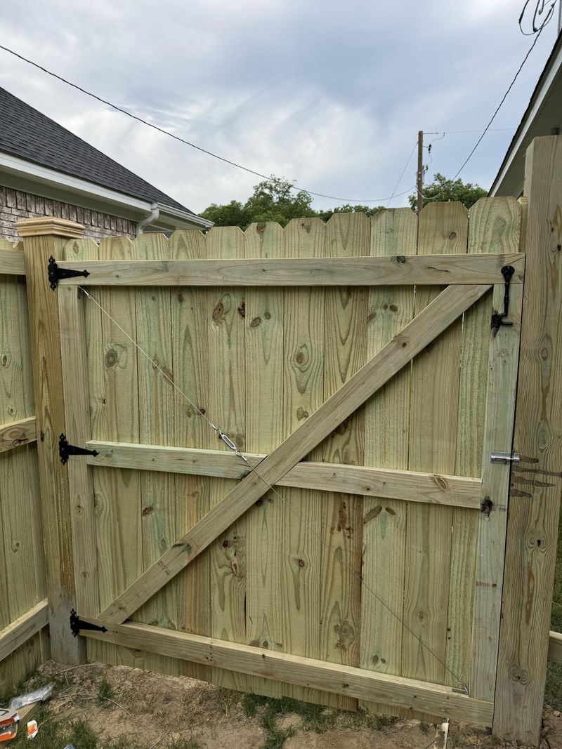 Reinforce Gate Hinges With Longer Screws
