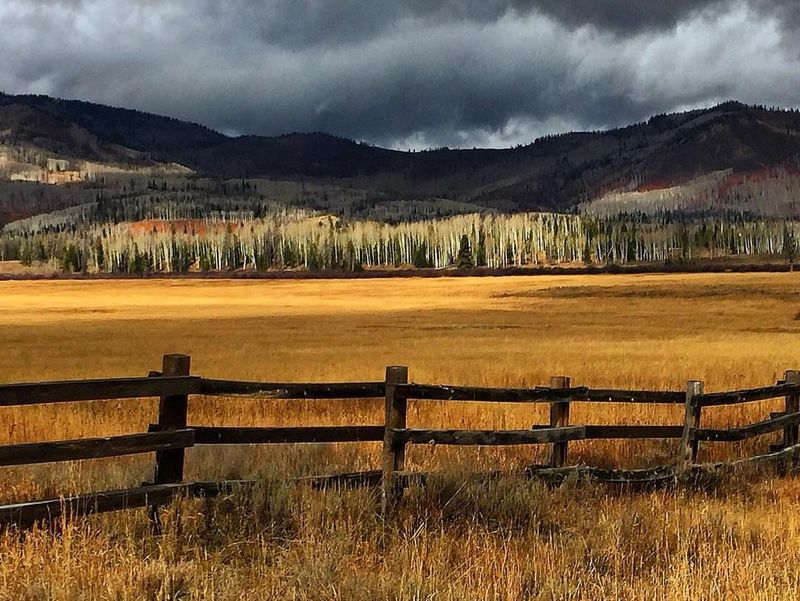 Steamboat Springs' Flaming Mountainsides