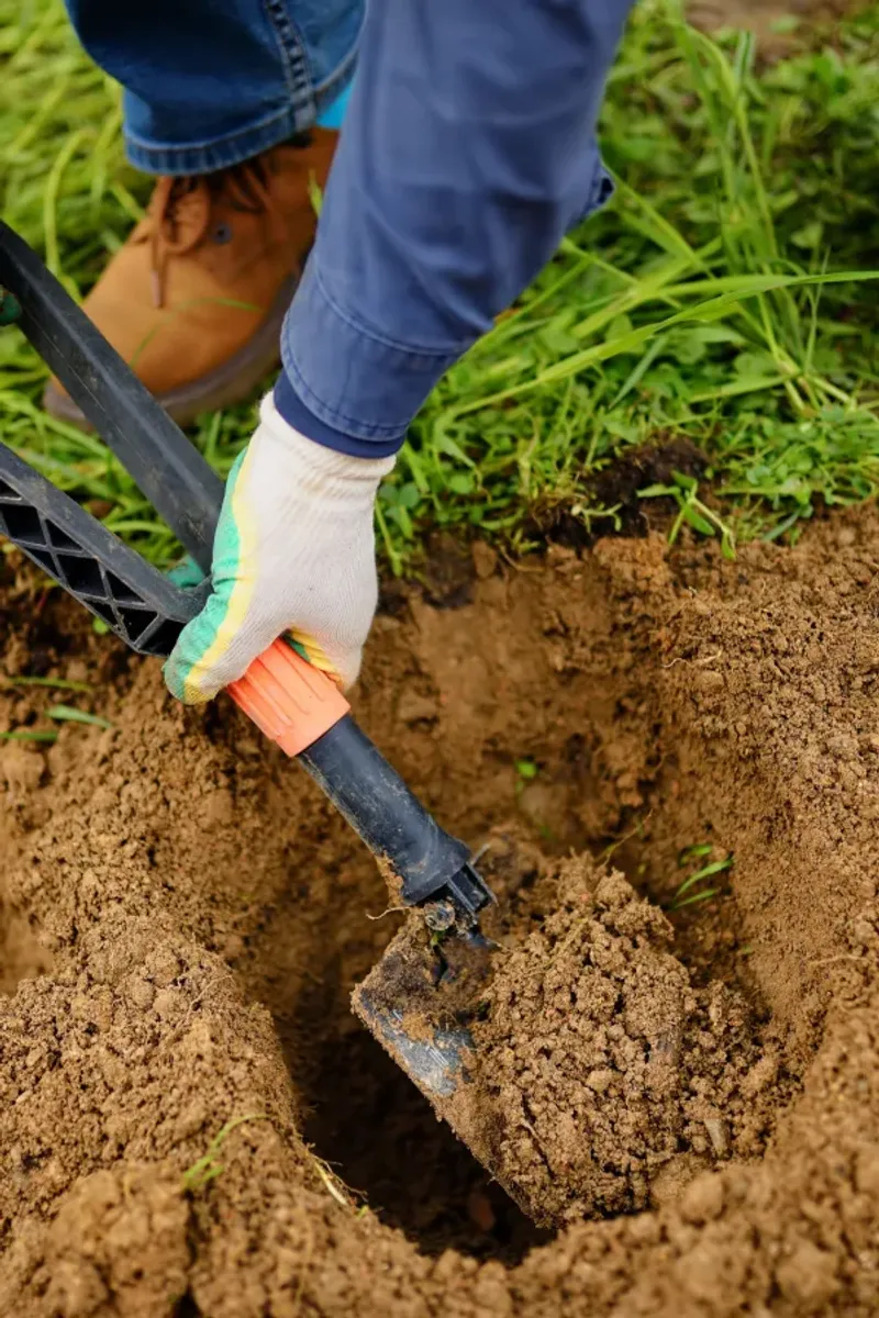 Create Compost Holes For New Plants