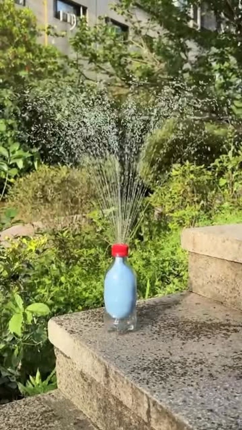 Soda Can Spinning Sprinkler
