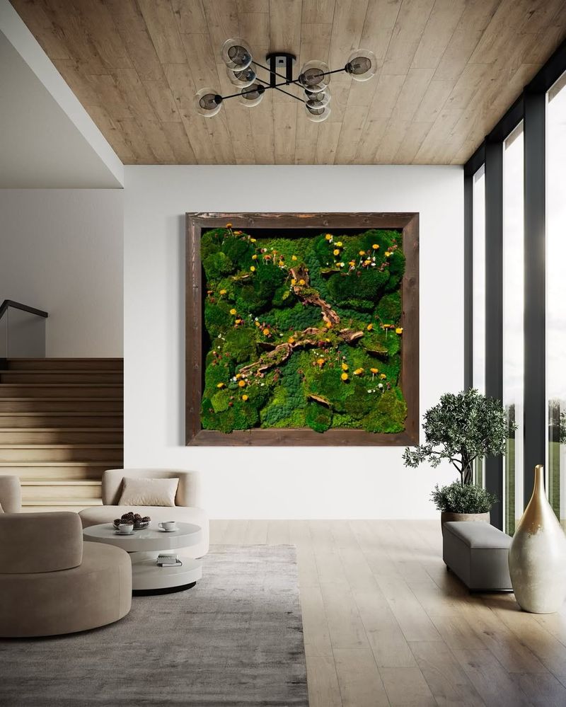 Preserved Moss Wall Art