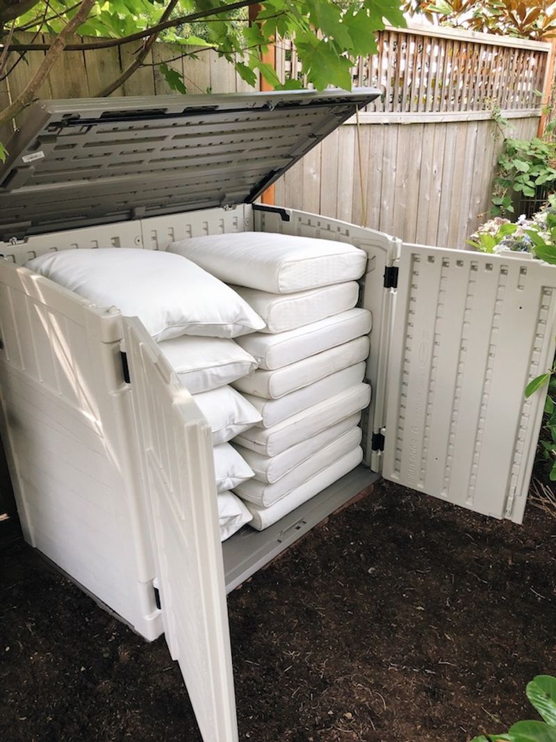 Remove Cushions And Fabric Accessories