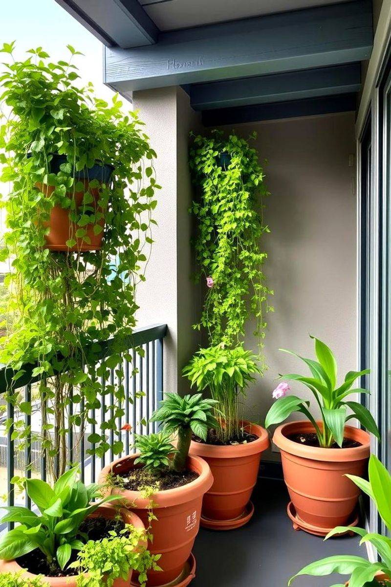 Climbing Plants On Twine