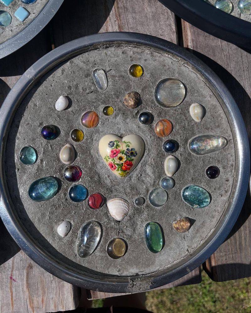 Colorful Mosaic Stepping Stones
